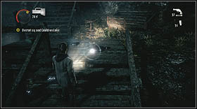 You’ll reach a crane, and a rail wagon will fall from the sky right next to you - Walkthrough - Episode 6: Departure - Walkthrough - Alan Wake - Game Guide and Walkthrough