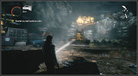 Turn on the generator and climb down back to the ground - Walkthrough - Episode 6: Departure - Walkthrough - Alan Wake - Game Guide and Walkthrough