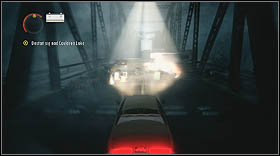 You’ll come to a place, where the asphalt road is blocked - Walkthrough - Episode 6: Departure - Walkthrough - Alan Wake - Game Guide and Walkthrough