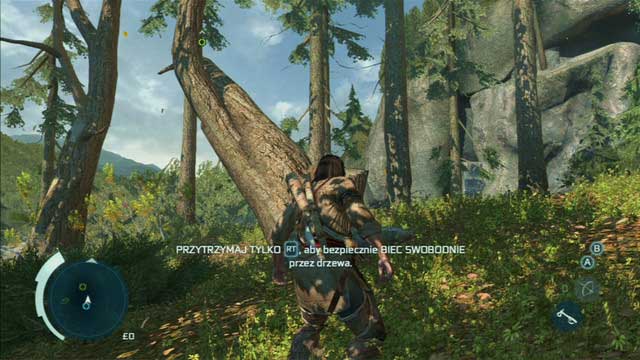 The mission will start with a tree jumping tutorial - Sequence 4 – Feathers and Trees - Walkthrough - Assassins Creed III - Game Guide and Walkthrough
