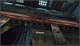 Right after the ride begins you should slow down (left trigger) and turn towards the north-east corner and shoot the line there - Gain access to Wonder Tower - Main story - Batman: Arkham City - Game Guide and Walkthrough