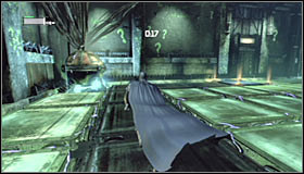 Start off by throwing a Batarang into the question mark in front of you #1 - Enigma Conundrum (riddles 1-9) - Side missions - Batman: Arkham City - Game Guide and Walkthrough