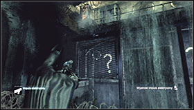 Once again equip the Electrical Charge and for a change shoot at the right electromagnet #1 to move the big metal plate left #2 - Enigma Conundrum (riddles 10-15) - Side missions - Batman: Arkham City - Game Guide and Walkthrough
