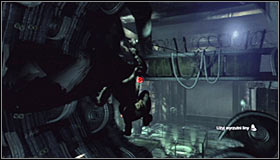 Right after shooting the line and starting the ride slow down (left trigger), as soon you will have to change direction - Enigma Conundrum (riddles 10-15) - Side missions - Batman: Arkham City - Game Guide and Walkthrough