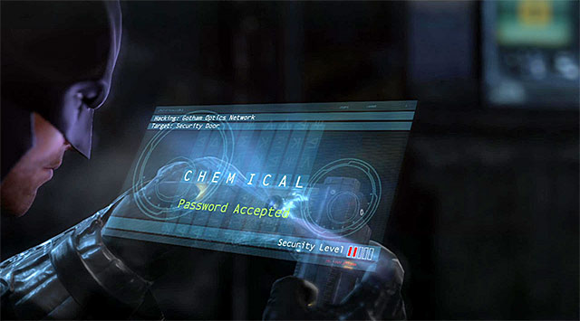 You now need to return to the lower area of the loading bay, where you need to remember to stay out of the range of the automatic gun in the corner so, you need to walk through the venting shaft again - Investigate the steel mill - exploring the mill - Main storyline - Batman: Arkham Origins - Game Guide and Walkthrough