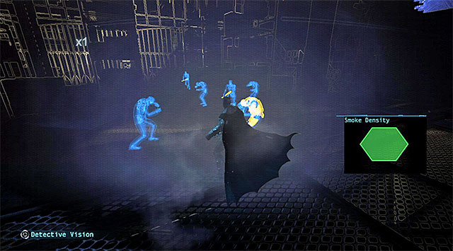If you want to, you can blind the enemies with the fire extinguisher - Investigate the steel mill - exploring the mill - Main storyline - Batman: Arkham Origins - Game Guide and Walkthrough