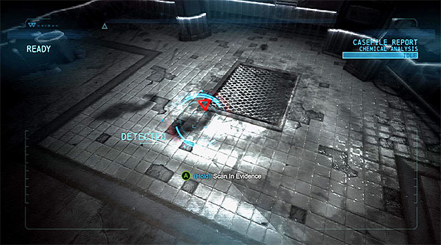 The first trace - Scan a sample of Copperheads poison - Main storyline - Batman: Arkham Origins - Game Guide and Walkthrough