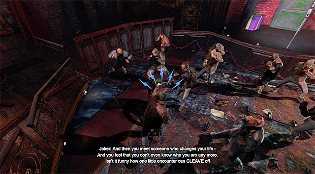 You need to eliminate all of the enemies - Meeting with a psychologist - Joker - Main storyline - Batman: Arkham Origins - Game Guide and Walkthrough