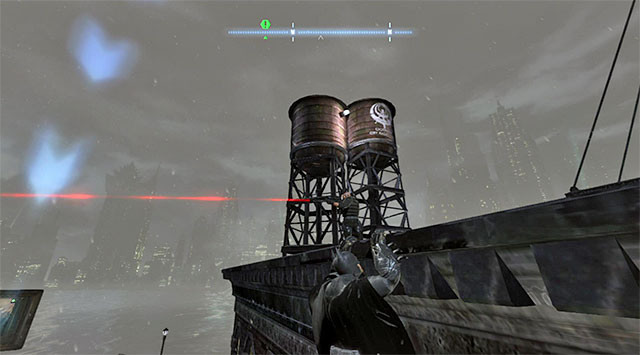 You can now go to the western part of the Park Row district, because that's where Bane's tracker is leading - Locate the tracker placed on Bane - Main storyline - Batman: Arkham Origins - Game Guide and Walkthrough