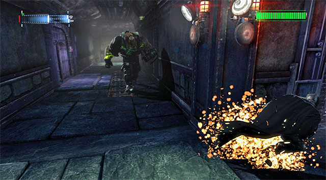 You can use pellets to help yourself escape Bane - Defeat Bane #2 - Main storyline - Batman: Arkham Origins - Game Guide and Walkthrough
