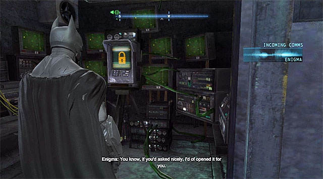 The moment of activating the Coventry district tower - The tower in the Coventry district - Comms Towers - Batman: Arkham Origins - Game Guide and Walkthrough