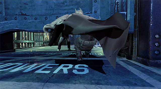 You need to slide here - Gain access to the Execution Chamber - Main storyline - Batman: Arkham Origins - Game Guide and Walkthrough