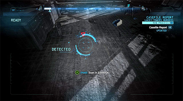 the phone - Solve the crime scene inside Lacey Towers - Main storyline - Batman: Arkham Origins - Game Guide and Walkthrough