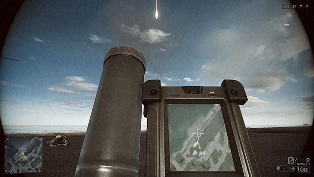 After you unfold the M224, in your soldier's hand, there appears a remote control console with which you can operate the mortar from any point on the map - Support Class - Classes / Functions - Battlefield 4 - Game Guide and Walkthrough