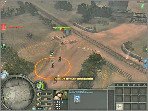 Quickly hide one team behind the wall in front of the mansion and open barrage fire in the direction of the machinegun - Campaign „Causeway” - Mission 1 „Cauquigny: Assault on Causeway” - part 1 - Campaign „Causeway” - Company of Heroes: Tales of Valor - Game Guide and Walkthrough