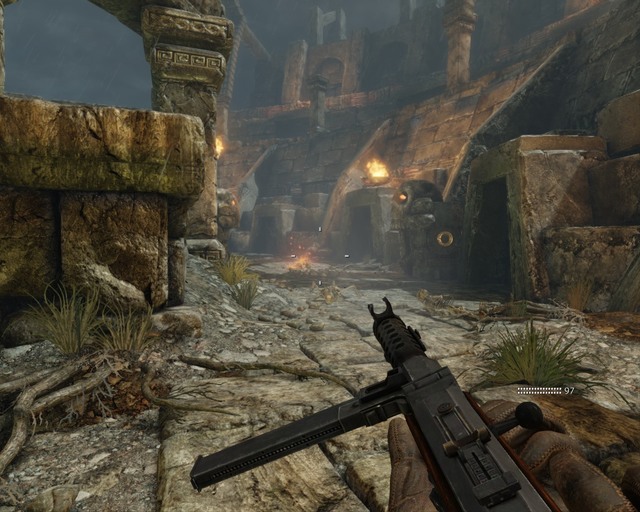 In my opinion this is the best place to resist the attacks of the ghouls - Mayan Temple - Walkthrough - Deadfall Adventures - Game Guide and Walkthrough