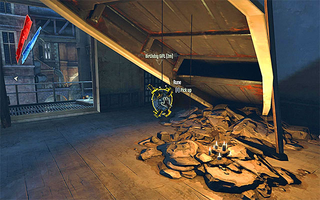 RUNE 3/7 – The rune is a reward for performing the second assignment for Granny (contamination of elixir in bandits’ headquarters) - Runes - locations - p. 1 - Collectibles - Dishonored - Game Guide and Walkthrough
