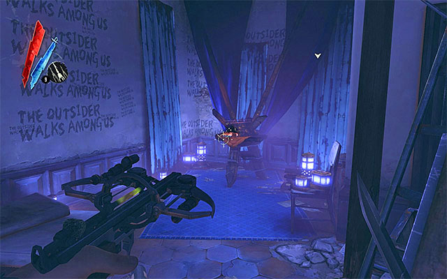 RUNE 3/5 – The rune is inside the building with the deranged civilian in it, neighboring with Prattchet’s apartment - Runes - locations - p. 1 - Collectibles - Dishonored - Game Guide and Walkthrough