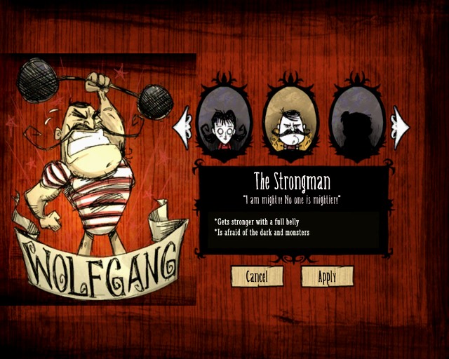 Characters changes | Caves - Don't Starve Game Guide ...
