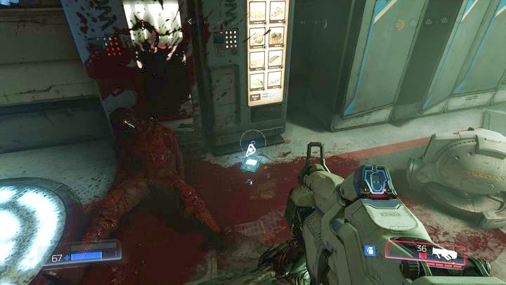 First log can be found in the same room in which there are the Delta V Jump-Boosts - Argent Energy Tower | Secrets - Secrets - Doom Game Guide & Walkthrough