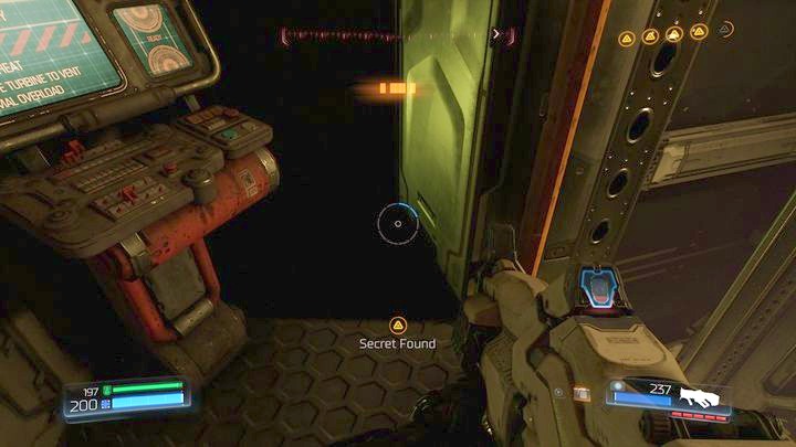 Fall in its direction and use the double jump to land safely - Argent Energy Tower | Secrets - Secrets - Doom Game Guide & Walkthrough