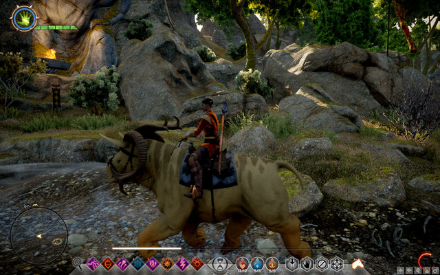 One of the unique mounts - its size ensures it with quite a resistance - Mounts in Dragon Age Inquisition - Exploration of the game world - Dragon Age: Inquisition Game Guide & Walkthrough