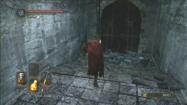 Suba a escada.  - The Lost Bastille - Interior - Detonado - Dark Souls II - Guia do Jogo e Passo a passo