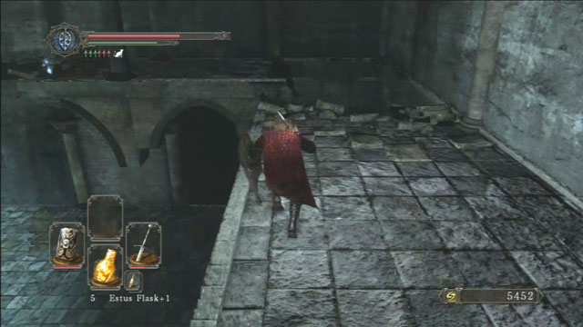 Salte sobre o buraco.  - The Lost Bastille - Interior - Detonado - Dark Souls II - Guia do Jogo e Passo a passo