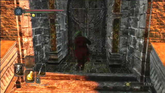 Abra a porta.  - Manter Ferro - viagem pela fortaleza - Detonado - Dark Souls II - Guia do Jogo e Passo a passo
