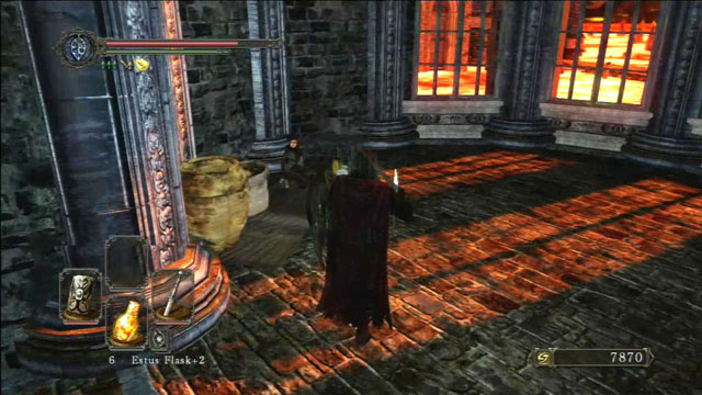 Fale com o comerciante.  - Manter Ferro - viagem pela fortaleza - Detonado - Dark Souls II - Guia do Jogo e Passo a passo