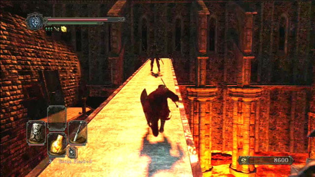 Executar toda a ponte.  - Manter Ferro - viagem pela fortaleza - Detonado - Dark Souls II - Guia do Jogo e Passo a passo