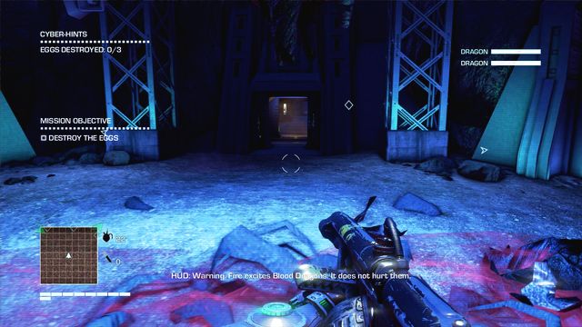 Locate the entrance to the central room and run inside - 4 – What is this shit? - Main missions - Far Cry 3: Blood Dragon - Game Guide and Walkthrough