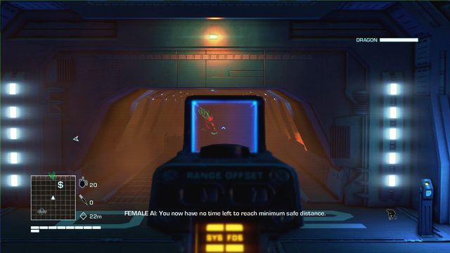 Before the elevator gets down you’ll have to face the female dragon, mother of eggs you just destroyed - 4 – What is this shit? - Main missions - Far Cry 3: Blood Dragon - Game Guide and Walkthrough