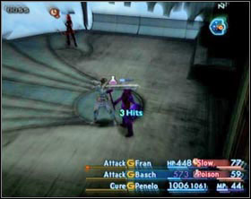 Immediately after the cut-scene you begin the fight against Vossler and three of his henchmen (Imperial Swordsman 17-19lvl, 845 HP) - The Tomb of Raithwall - Part I - Final Fantasy XII - Game Guide and Walkthrough