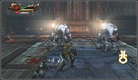 After the lift stops, you’re in for another long fight - Walkthrough - The Labyrinth - Walkthrough - God of War 3 - Game Guide and Walkthrough