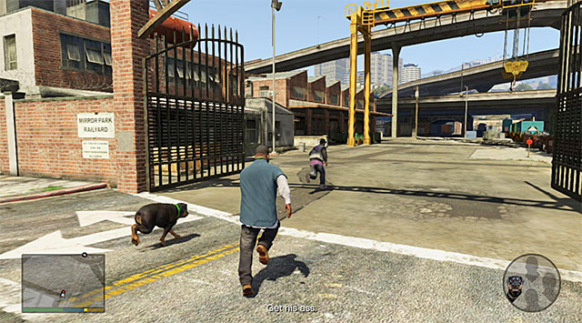 The final part of the chase - 4: Chop - Main missions - Grand Theft Auto V Game Guide