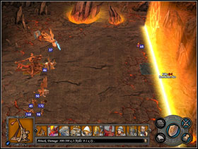 The shield is not very strong, one or two catapult shots will do. - Missions IV, V - Campaign 6: The Mage - Heroes of Might and Magic V - Game Guide and Walkthrough