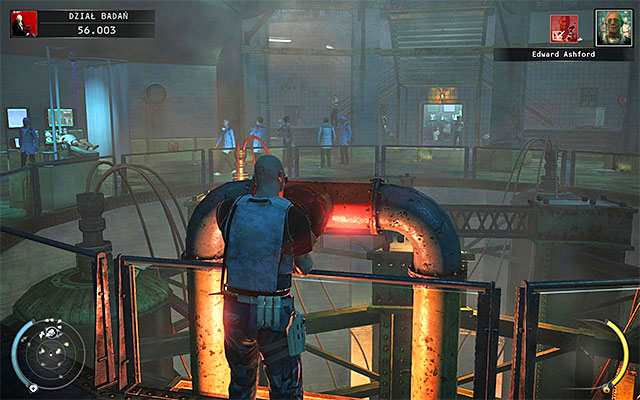 This challenge can be completed in the R&D stage and it can be connected with previous one Strap Him In - 12: Death Factory - p. 2 - Challenges - Hitman: Absolution - Game Guide and Walkthrough