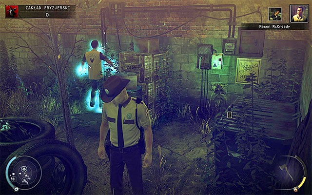 Wait for Mason McCready and pull the lever in the right moment, thus electrocuting him - 9: Shaving Lenny - p. 2 - Challenges - Hitman: Absolution - Game Guide and Walkthrough