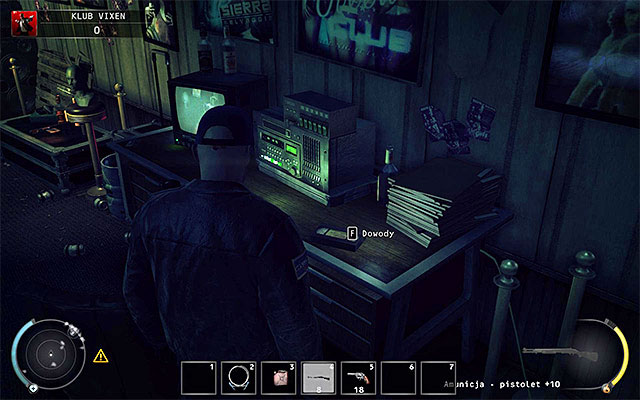 Second evidence can be obtained in The Vixen Club stage - 5: Hunter and Hunted - p. 1 - Challenges - Hitman: Absolution - Game Guide and Walkthrough