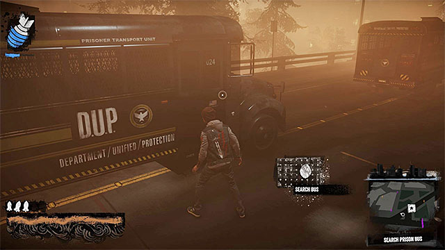 One of prison buses. - 9: The Fan - Walkthrough - inFamous: Second Son - Game Guide and Walkthrough