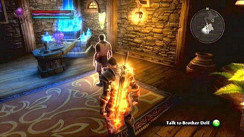 Head to the Reliquary M1(13) and speak with Brother Delf - Odarath I - p. 2 | Side missions - Side missions - Kingdoms of Amalur: Reckoning Game Guide & Walkthrough