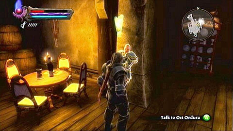 The man in the tavern M1(8) is Ost Ordura - a member of a group of mercenaries known as Warsworn - Odarath I - p. 2 | Side missions - Side missions - Kingdoms of Amalur: Reckoning Game Guide & Walkthrough