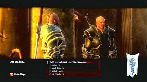 Having obtained both daggers, return to Ordur - Odarath I - p. 2 | Side missions - Side missions - Kingdoms of Amalur: Reckoning Game Guide & Walkthrough
