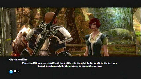 She will ask you to gain information regarding her husband, whos currently serving in the army - Odarath I - p. 2 | Side missions - Side missions - Kingdoms of Amalur: Reckoning Game Guide & Walkthrough