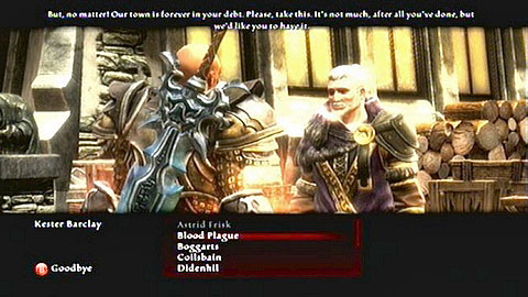 You can now head out through the second end of the tunnel and return to the village to collect your prize - Glendara - Side missions - Kingdoms of Amalur: Reckoning - Game Guide and Walkthrough