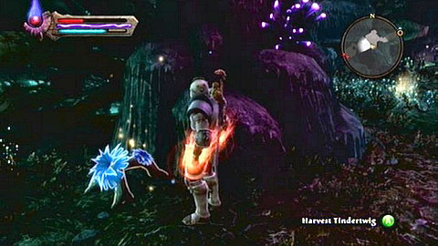 Having obtained both ingredients, connect them using the alchemy table to create the Minor Blazing Salve - Glendara - Side missions - Kingdoms of Amalur: Reckoning - Game Guide and Walkthrough