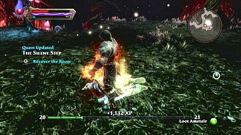 After receiving enough damage, you enemy will change his localization and move deeper into the tunnel, which will be marked on your map - Haxhi - p. 2 | Side missions - Side missions - Kingdoms of Amalur: Reckoning Game Guide & Walkthrough