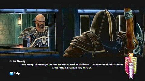 After a short chat with the gnome leader, return to Onwig and leave the dungeon together with him - Haxhi - p. 2 | Side missions - Side missions - Kingdoms of Amalur: Reckoning Game Guide & Walkthrough
