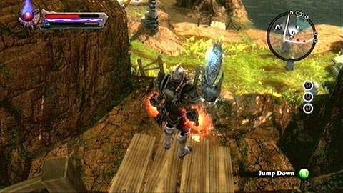 In order to find it, head to the south-west edge of the location and jump off the wooden platform - Glendara - Lorestones - Kingdoms of Amalur: Reckoning - Game Guide and Walkthrough